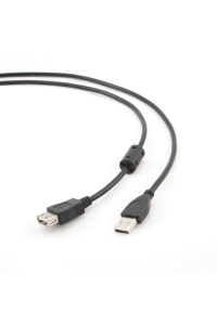 Obrázok pre Gembird 1.8m USB 2.0 A M/FM USB kabel 1,8 m USB A Černá