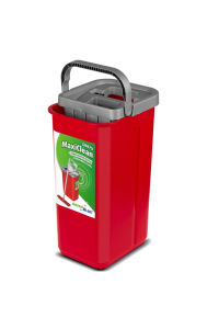 Obrázok pre GreenBlue GB870 Plochý mop s kbelíkem a ždímáním, dvě kazety z mikrovlákna HQ, objem 5,7 l, MaxiClean