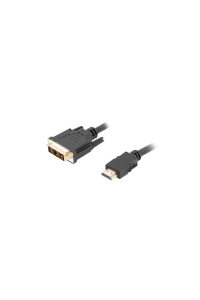 Obrázok pre Lanberg CA-HDDV-10CC-0030-BK adaptér k video kabelům 3 m HDMI Typ A (standardní) DVI-D Černá