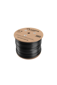 Obrázok pre Lanberg LCF6-30CU-0305-BK síťový kabel Černá 305 m Cat.6 outdoor