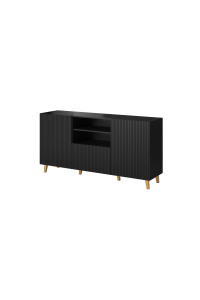 Obrázok pre Cama Komoda PAFOS 150x42x82 Černá matná