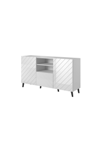Obrázok pre Komoda ABETO 150x42x82 bílá lesklá
