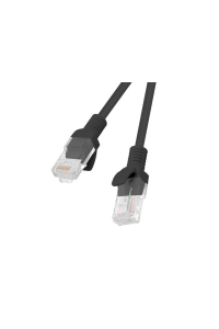 Obrázok pre Lanberg PCU6-10CC-0050-BK síťový kabel 0,5 m Cat6 U/UTP (UTP) černý