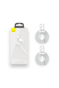Obrázok pre Baseus TZCATZJ-02 USB kabel 1,5 m USB A USB C Bílá