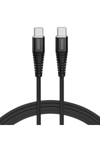 Savio CL-159 USB kabel 1 m USB 2.0 USB C - USB C Černá Obrázok pre Savio CL-159 USB kabel 1 m USB 2.0 USB C - USB C Černá