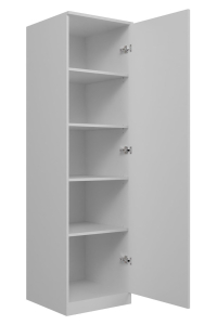 Obrázok pre Topeshop SD-50 BIEL KPL skříň/šatník do ložnice 5 police/polic 1 dveře/dveří Bílá