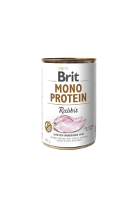 BRIT Mono Protein Rabbit - vlhké krmivo pro psy - 400 g Obrázok pre BRIT Mono Protein Rabbit - vlhké krmivo pro psy - 400 g