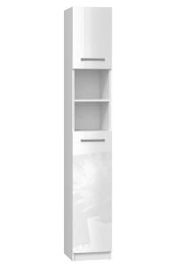 Topeshop MARBELA BIEL-POŁ koupelnový doplněk Bílá Obrázok pre Topeshop MARBELA BIEL-POŁ koupelnový doplněk Bílá