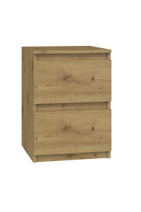 Obrázok pre M2 Malwa noční stolek 2 zásuvky Dub Artisan