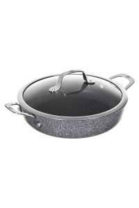 Obrázok pre Indukční hluboká pánev se 2 rukojeťmi BALLARINI Salina Granitium 24 cm 75002-811-0