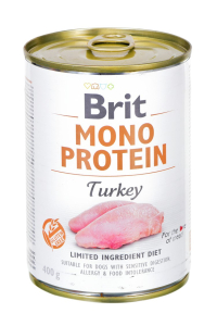 BRIT Mono Protein Turkey - Mokré krmivo pro psy - 400 g Obrázok pre BRIT Mono Protein Turkey - Mokré krmivo pro psy - 400 g