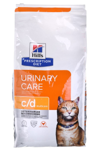 HILL'S PRESCRIPTION DIET Feline c/d Urinary Care Multicare Suché krmivo pre mačky Kuracie mäso 8 kg Obrázok pre HILL'S PRESCRIPTION DIET Feline c/d Urinary Care Multicare Suché krmivo pre mačky Kuracie mäso 8 kg