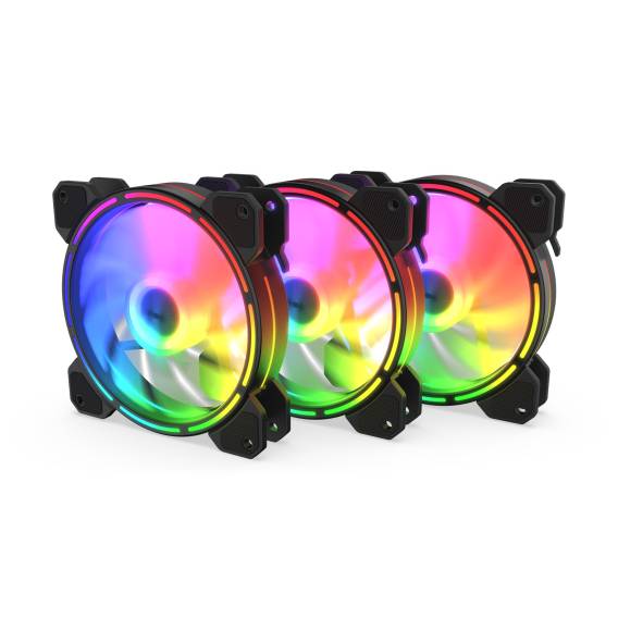Obrázok pre KRUX LUNAR 120 ARGB 3X120KIT