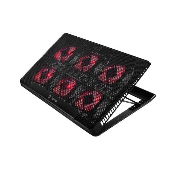 Obrázok pre Chladicí podložka pod notebook, 6 podsvícených ventilátorů, 2000 RPM, SAVIO COS-01