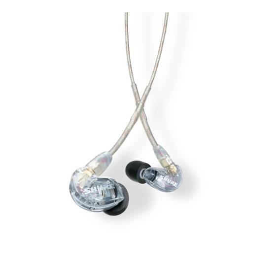 Obrázok pre Shure SE215 Pro Sluchátka s mikrofonem Kabel Do ucha Jeviště/studio Průhledná