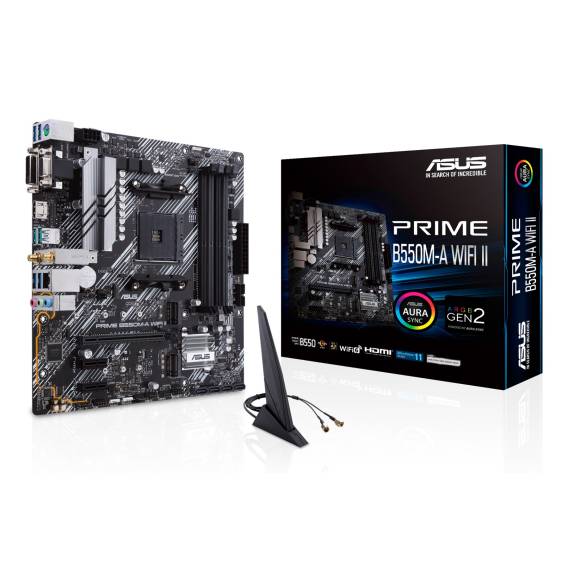 Obrázok pre ASUS PRIME B550M-A WIFI II AMD B550 Socket AM4 Micro ATX