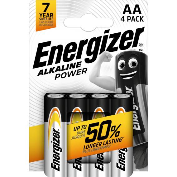 Obrázok pre Energizer AP Alkaline Power 410850 Baterie AA LR6 4 ks.