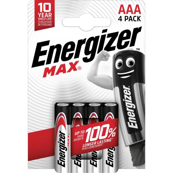 Obrázok pre Energizer Max 438144 Baterie AAA LR03 4 ks Eco pack