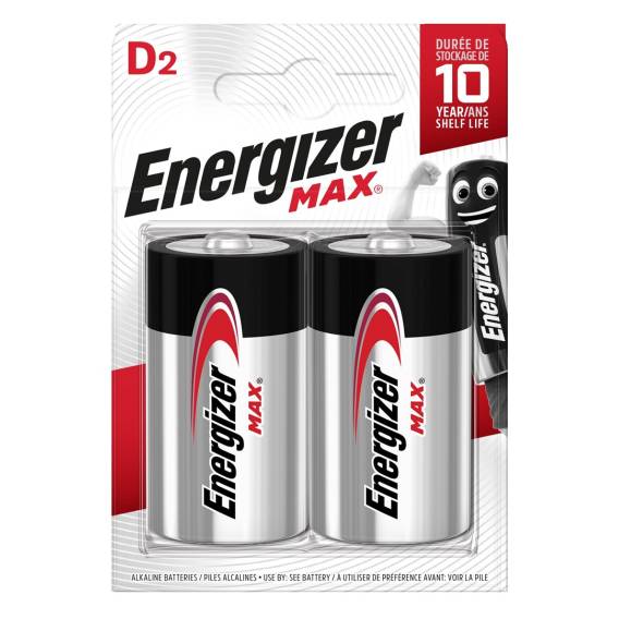 Obrázok pre Energizer Max 426827 Baterie D LR20, 2 kusy, Eco pack