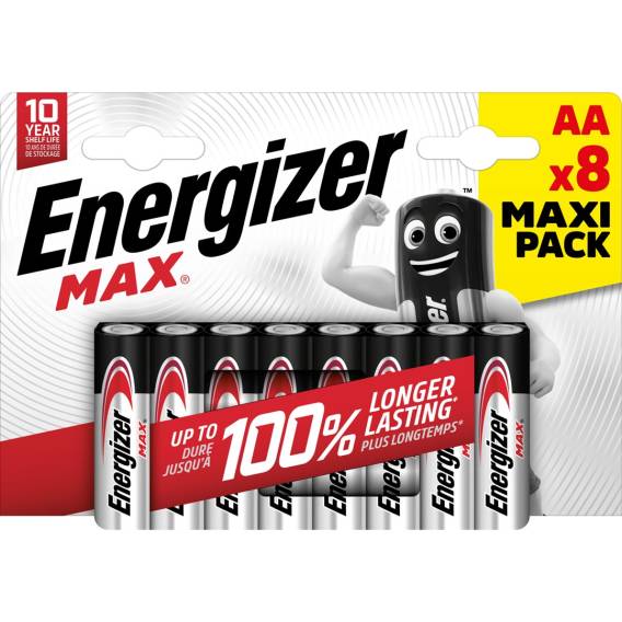Obrázok pre Energizer Max 437727 Baterie AA LR6 8 pack Eco