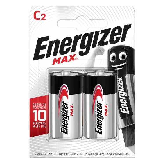 Obrázok pre Energizer Max 426803 Baterie C LR14, 2 kusy, Eco pack