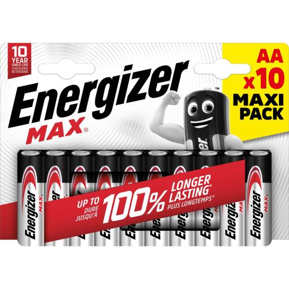 Obrázok pre Energizer Max 437772 Baterie AA LR6 10 ks Eco pack
