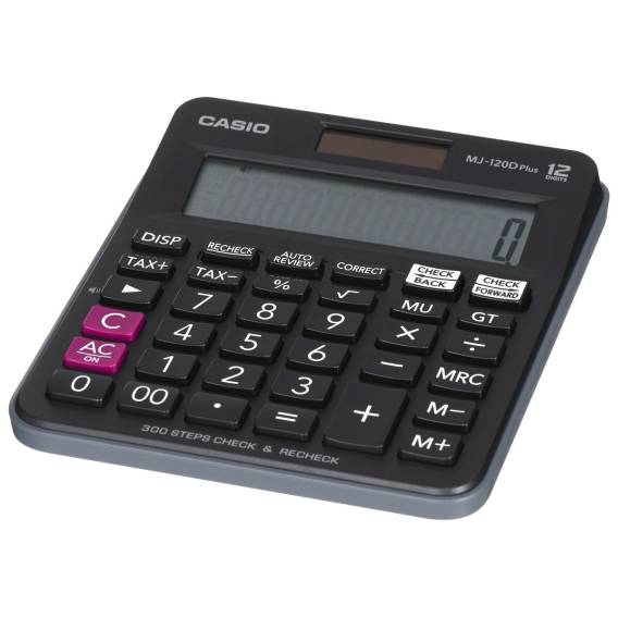Obrázok pre Casio MJ-120D Plus kalkulačka Desktop Jednoduchá kalkulačka Černá