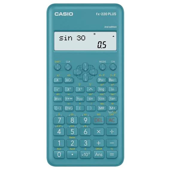 Obrázok pre CASIO VĚDECKÁ KALKULAČKA FX-220PLUS-2 MODRÁ, 12MÍSTNÝ DISPLEJ