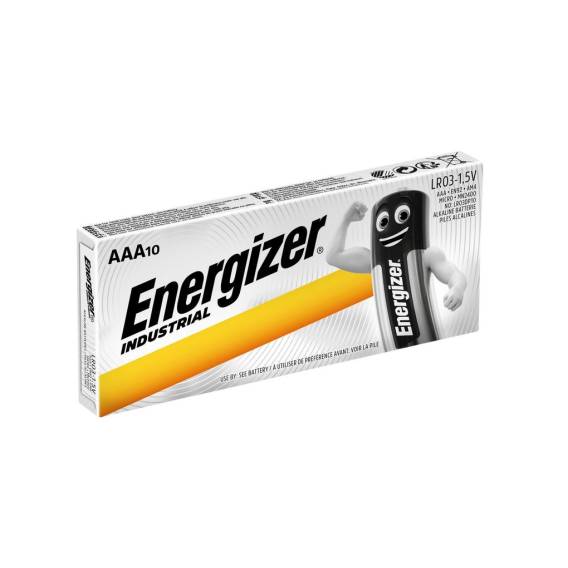 Obrázok pre Energizer Industrial Baterie na jedno použití AAA LR03 Alkalický 1,5 V 10 kusů