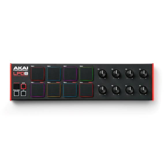 Obrázok pre AKAI LPD 8 MKII - Mini USB/MIDI kontrolér