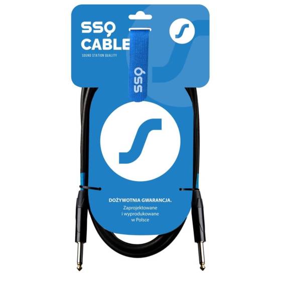 Obrázok pre SSQ JMPJMP5 SS-1449 Kabel Jack Mono - Jack Mono 5 m Černá