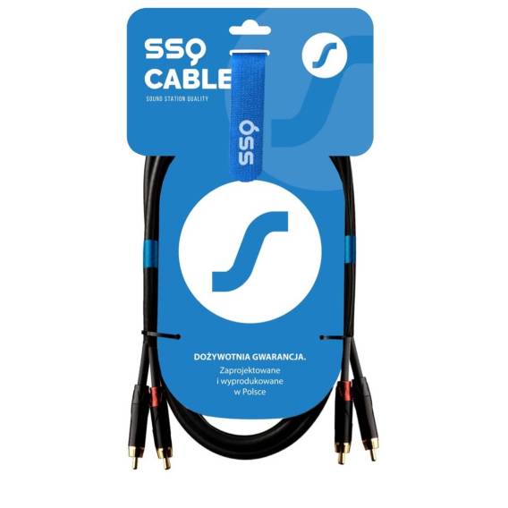Obrázok pre SSQ RCARCA2 SS-1432 Kabel 2x RCA - 2x RCA 2 m Černá