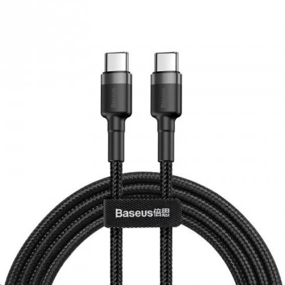 Obrázok pre Baseus Cafule USB kabel 2 m USB C Černá, Šedá