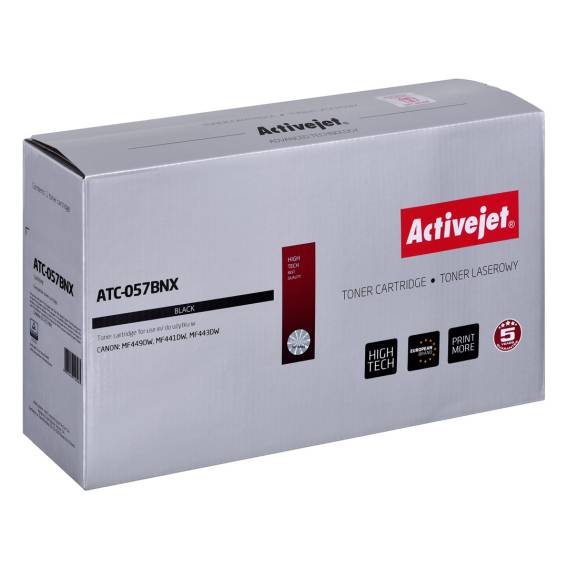 Obrázok pre Activejet ATC-057BNX toner pro tiskárny Canon; náhradní Canon CRG-057HBK; Supreme; 10 000 stran; černý, s CHIPem