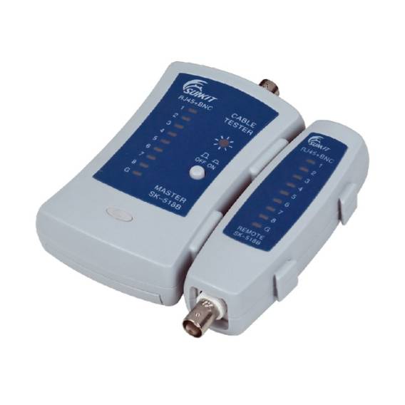 Obrázok pre Alantec NI007 zkoušečka síťových kabelů PoE tester Modrá, Šedá