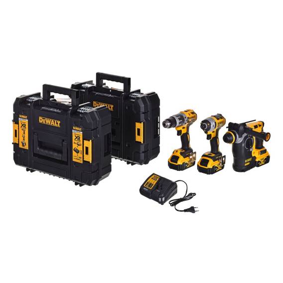 Obrázok pre SADA NÁŘADÍ POWER TOOL COMBO DEWALT DCK368P3T-QW (DCH273+DCD796+DCF887)