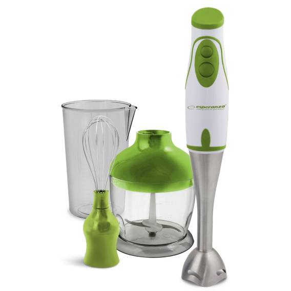 Obrázok pre Esperanza EKM003G mixér 0,75 l Ponorný mixér Zelená, Bílá 450 W