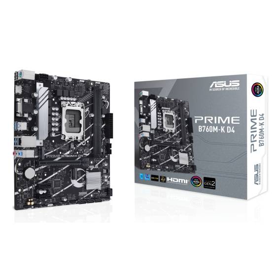 Obrázok pre Základní deska ASUS Prime B760M-K D4 Intel B760 LGA 1700 micro ATX