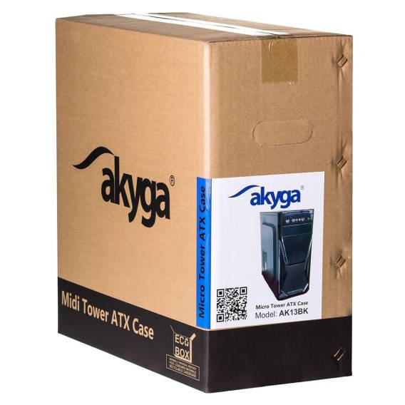 Obrázok pre Akyga AK13BK počítačová skříň Micro Tower Černá