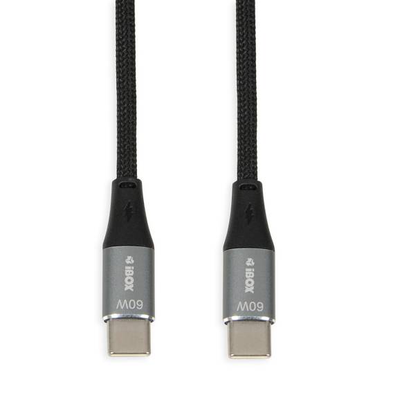 Obrázok pre iBOX IKUTC USB-C kabel 60W 2m Černý