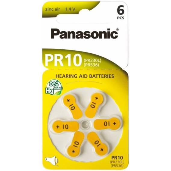 Obrázok pre PANASONIC PR10 6ks 5410853057024