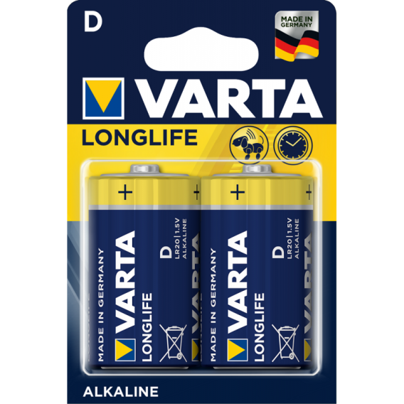 Obrázok pre 1x2 Varta Longlife Mono D LR 20