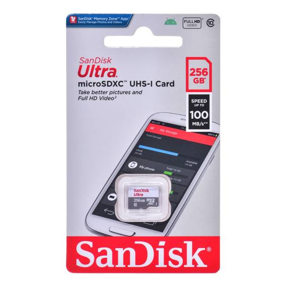 Obrázok pre SanDisk Ultra 256 GB MicroSDXC UHS-I Třída 10