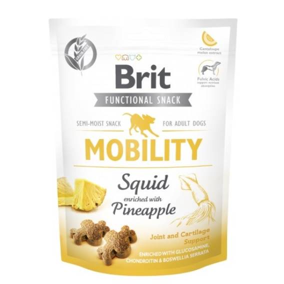 Obrázok pre BRIT Functional Snack Mobility Squid   - pochoutka pro psy - 150g
