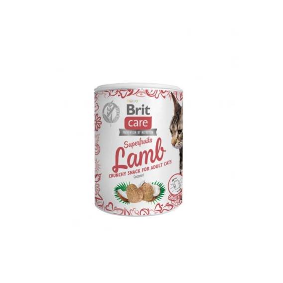 Obrázok pre BRIT Care Cat Snack Superfruits Lamb - pamlsek pro kočky - 100 g