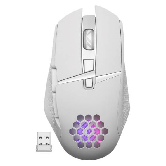 Obrázok pre MYŠ DEFENDER GM-514 GLORY OPTIC RF RGB 3200 dpi 7P BÍLÝ