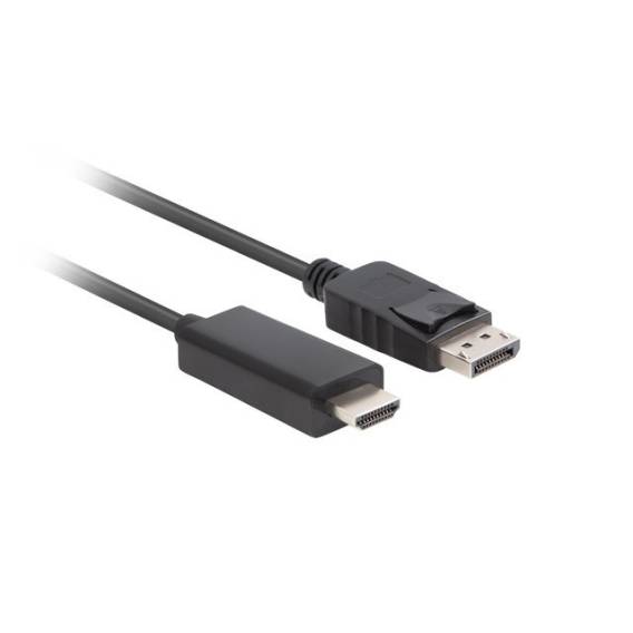 Obrázok pre Lanberg CA-DPHD-11CC-0018-BK kabelová redukce DisplayPort HDMI Černá