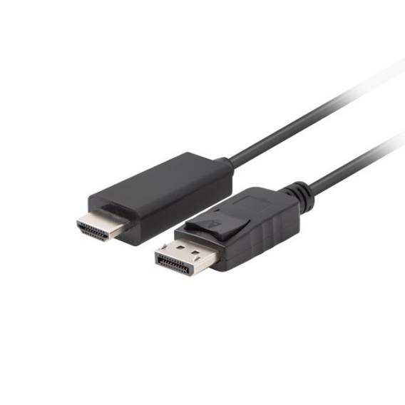 Obrázok pre Lanberg CA-DPHD-11CC-0010-BK kabelová redukce DisplayPort HDMI Černá