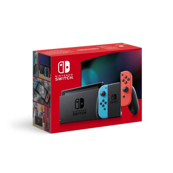 Obrázok pre Nintendo Switch přenosná herní konzole 15,8 cm (6.2") 32 GB Dotyková obrazovka Wi-Fi Modrá, Šedá, Červená
