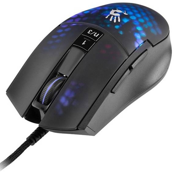 Obrázok pre A4Tech BLOODY A4TMYS47113 L65 MAX RGB Honeycomb (Activated) myš Pro praváky USB Typ-A Optický 12 000 DPI